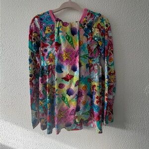 Mille Rose Little Mermaid Bamboo Peplum Top + Leggings, 3T, NWT